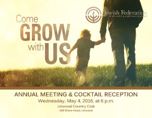 Jewish Federation Annual Meeting @ Linwood Country Club | Linwood | New Jersey | United States