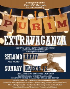 Community Purim Celebration @ Jewish Community Center | Margate City | New Jersey | United States