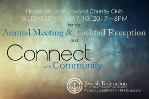 Jewish Federation Annual Meeting and Cocktail Reception @ Linwood Country Club | Linwood | New Jersey | United States