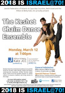 Keshet Chaim Dance Ensemble @ JCC | Margate City | New Jersey | United States
