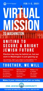 Virtual Mission to Washington @ Zoom with Federation