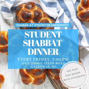 Shabbat Dinner for Students - NYC Deli Style! @ Chabad Jewish Student Center