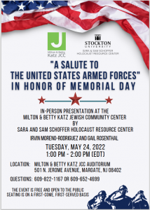 A Salute to the United States Armed Forces @ Milton & Betty Katz JCC Auditorium