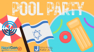 MiniTribe/JCC Pool Party w/Shlichim @ Milton & Betty Katz Jewish Community Center